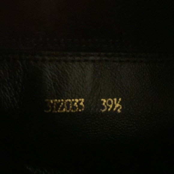 PRADA Black Suede Double Buckle Wedge Ankle Booties Boots - Picture 8 of 13